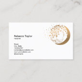 weibliche spirituelle Frau Leben Coach Baum des Le Visitenkarte (Rückseite)