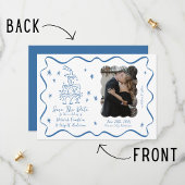 Weibliche Stimmen | Handgezogene Doodles | Hochzei Save The Date