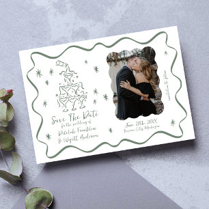 Weibliche Stimmen   Handgezogene Doodles   Hochzei Save The Date