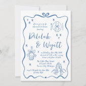 Weibliche Stimmen | Handgezogene Doodles | Probe Einladung (Vorderseite)