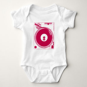 Weibliche Symbol-Turntable-Plattform - Baby Strampler