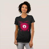 Weibliche Symbol-Turntable-Plattform - T-Shirt (Vorne ganz)