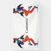 Weibliche Tänzerin Hip Hop Thunder_Cove Banner (Vertikal)