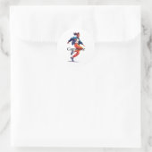 Weibliche Tänzerin Hip Hop Thunder_Cove Runder Aufkleber (Tasche)