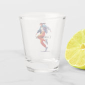 Weibliche Tänzerin Hip Hop Thunder_Cove Schnapsglas (Rückseite)