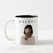 Weibliche Tasse Moderne Minimalistische Tasse (Links)