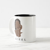 Weibliche Tasse Moderne Minimalistische Tasse (Vorderseite Links)