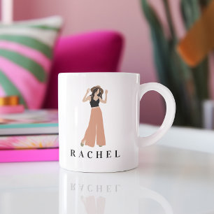 Weibliche Tasse Moderne Minimalistische Tasse