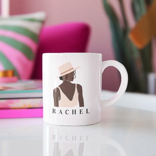 Weibliche Tasse Moderne Minimalistische Tasse