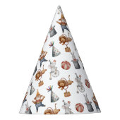 Weibliche Tiere Circus Geburtstagsparty Partyhütchen (Vorderseite)