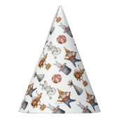 Weibliche Tiere Circus Geburtstagsparty Partyhütchen (Links)