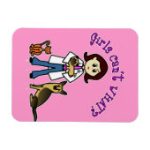 Weibliche Tiere Magnet (Horizontal)