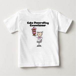 Weibliche Tortenverzierungskennerin Baby T-shirt