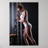 Weibliche Trainerin Poster (Vorne)