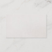 Weibliche Unternehmerin Untergezeichneter und stil Visitenkarte (Rückseite)