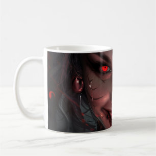 Weibliche Vampire Lächeln mit Orb Kaffeetasse
