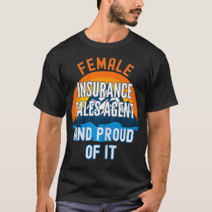 Weibliche Versicherungsvertreterin Und Stolz Darau T-Shirt