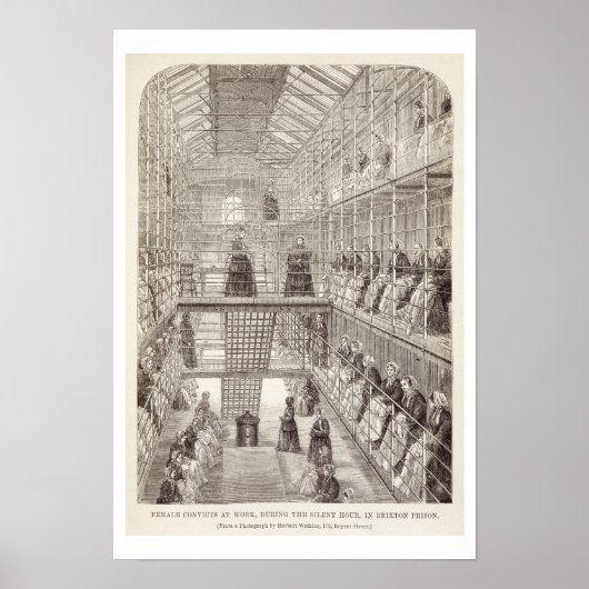 Weibliche Verurteilungen bei der Arbeit während de Poster (Vorne)