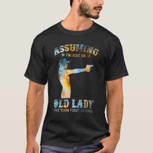 Weibliche Veteran ich bin nur eine alte Dame war d T-Shirt