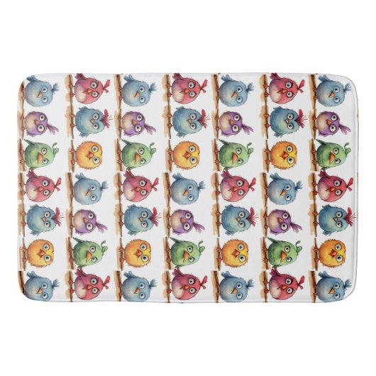 Weibliche Vögel Badematte (Vorderseite)