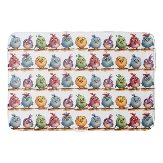 Weibliche Vögel Badematte (Vorderseite)