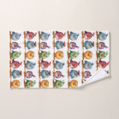 Weibliche Vögel Badhandtuch Set (Handtuch)