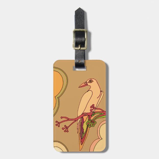 Weibliche Vögel Gepäckanhänger (Vorderseite vertikal)