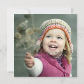 Weibliche Vögel gepunktete Bäume Kindergeburtstag Einladung (Rückseite)