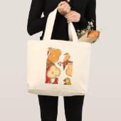 Weibliche Vögel Jumbo Stoffbeutel (Vorderseite (Produkt))