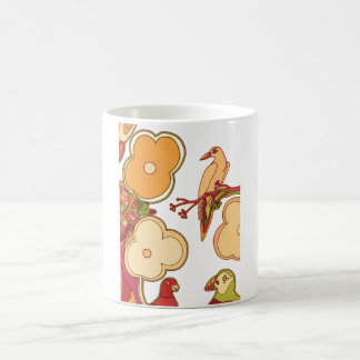 Weibliche Vögel Kaffeetasse