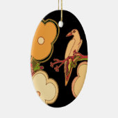 Weibliche Vögel Keramikornament (Rechts)
