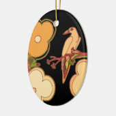 Weibliche Vögel Keramikornament (Links)