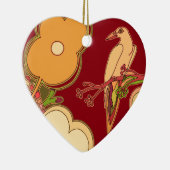 Weibliche Vögel Keramikornament (Rechts)