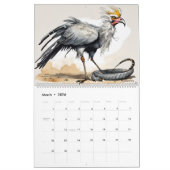 Weibliche Vögel-Kunstkalender Kalender (Mär 2026)
