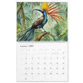 Weibliche Vögel-Kunstkalender Kalender (Jan 2027)