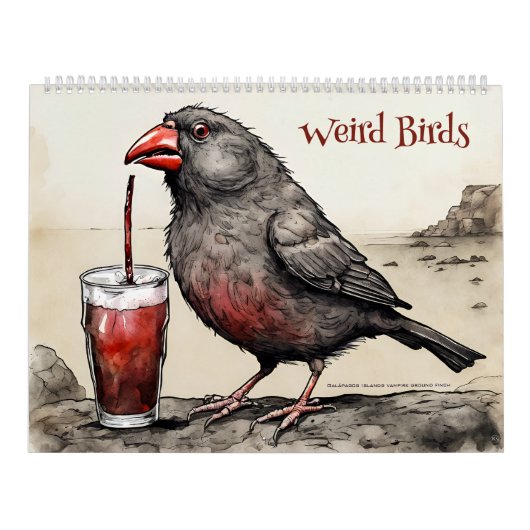 Weibliche Vögel-Kunstkalender Kalender (Titelbild)