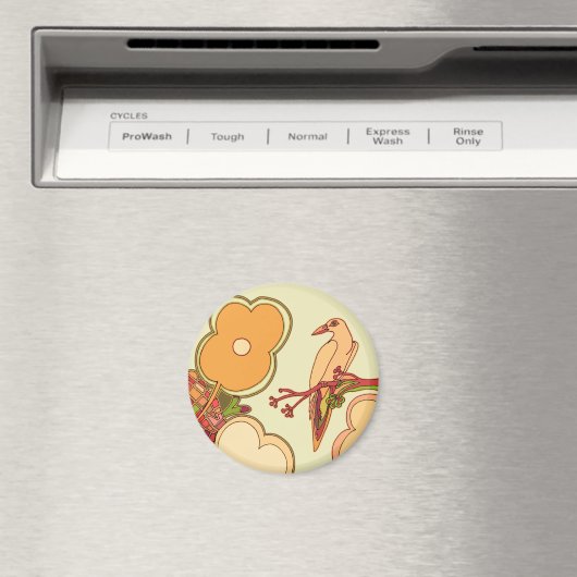 Weibliche Vögel Magnet (In Situ (Geschirrspüler))