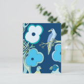 Weibliche Vögel Postkarte (Stehend Vorderseite)