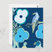 Weibliche Vögel Postkarte (Vorne/Hinten)