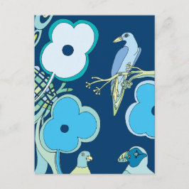 Weibliche Vögel Postkarte