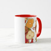 Weibliche Vögel Tasse (VorderseiteRechts)