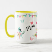 Weibliche Vögel und Birdhouse Tasse (Links)