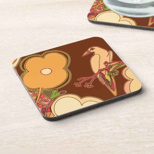 Weibliche Vögel Untersetzer (Linke Seite)