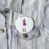 weibliche Volleyballspielerin Button (Beispiel)