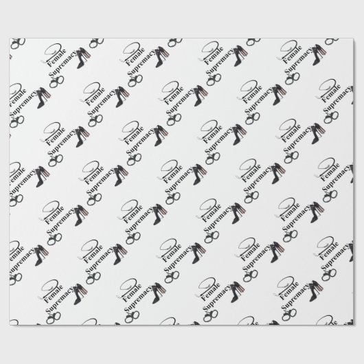 WEIBLICHE VORHERRSCHAFT GESCHENKPAPIER (Flach)