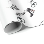 WEIBLICHE VORHERRSCHAFT GESCHENKPAPIER (Rolleneckpunkt)