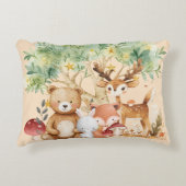 Weibliche Waldtiere Dekokissen (Vorderseite)