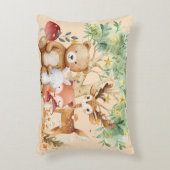 Weibliche Waldtiere Dekokissen (Vorderseite(Vertikal))