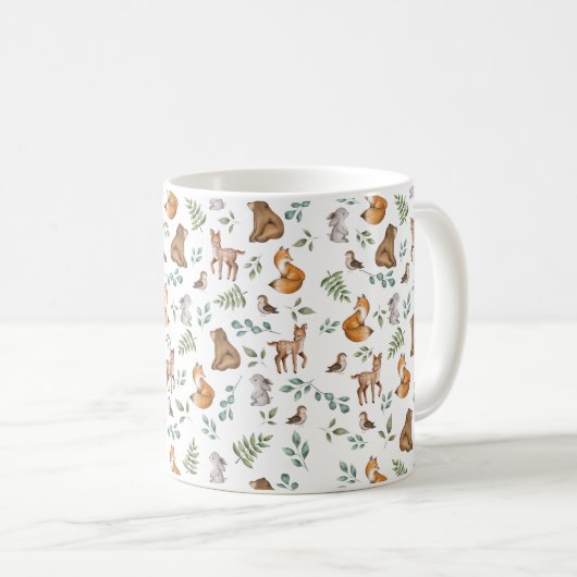 Weibliche Waldtiere Kaffeetasse (VorderseiteRechts)