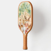 Weibliche Waldtiere Kinder Pickleball Schläger (Links)